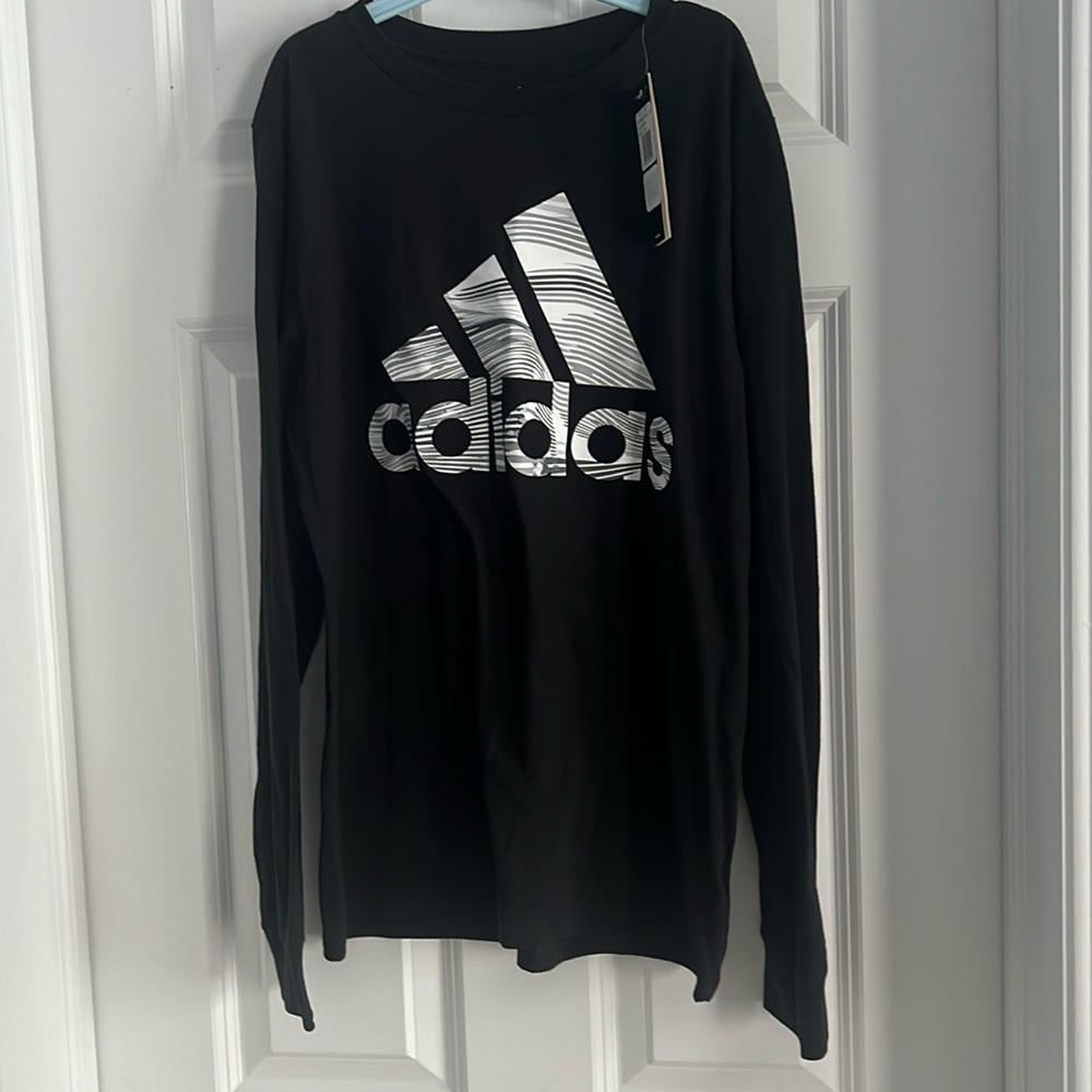 Adidas Long sleeve logo t-shirt